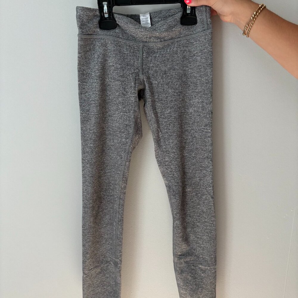 Ivivva by Lululemon Heather Gray Girls Leggings Size 8
